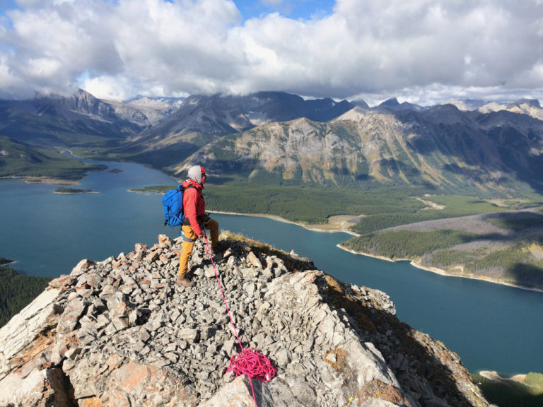 Alpine climbing course in Canada