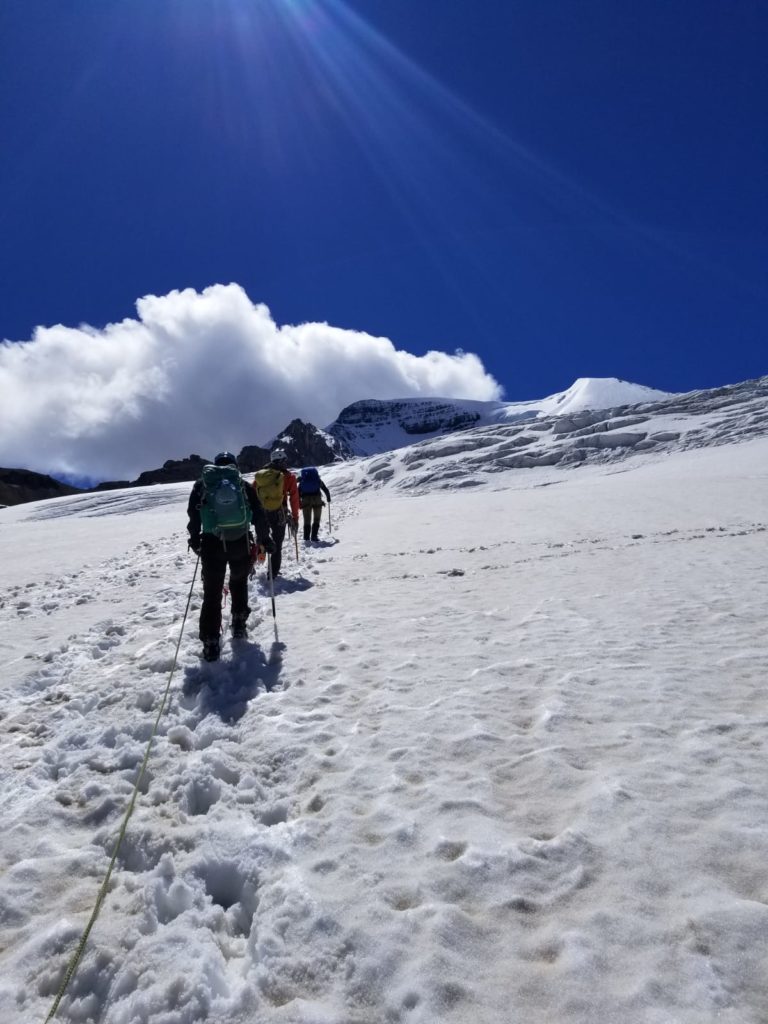 Glacier Travel Course at the Columbia Icefields