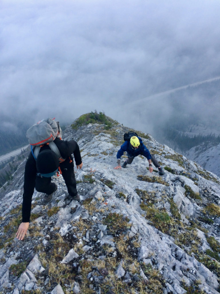 Scrambling high on Mt Buller