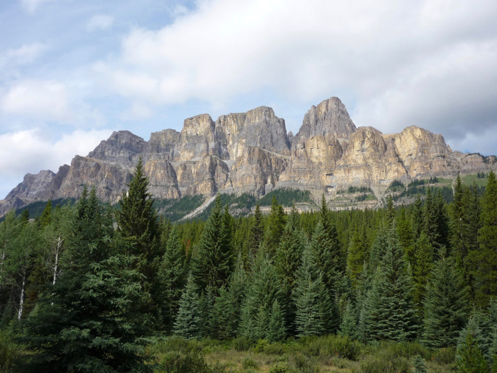 Castle Mountain in Banff National Park