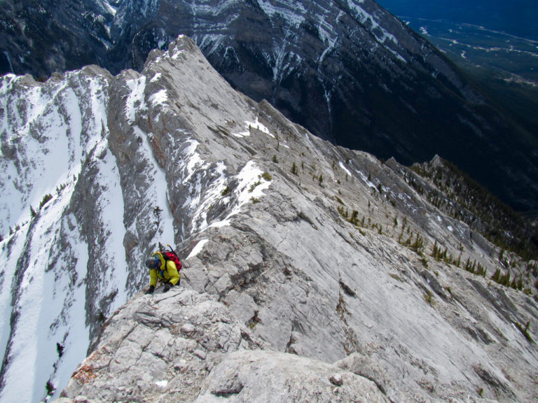 The ESE ridge on Lady Mac