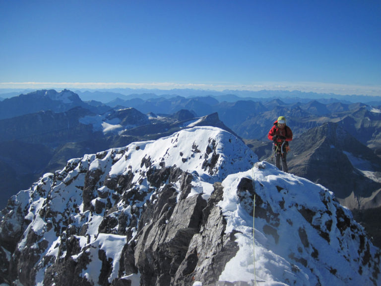 High above Kananaskis on Mt Sir Douglas