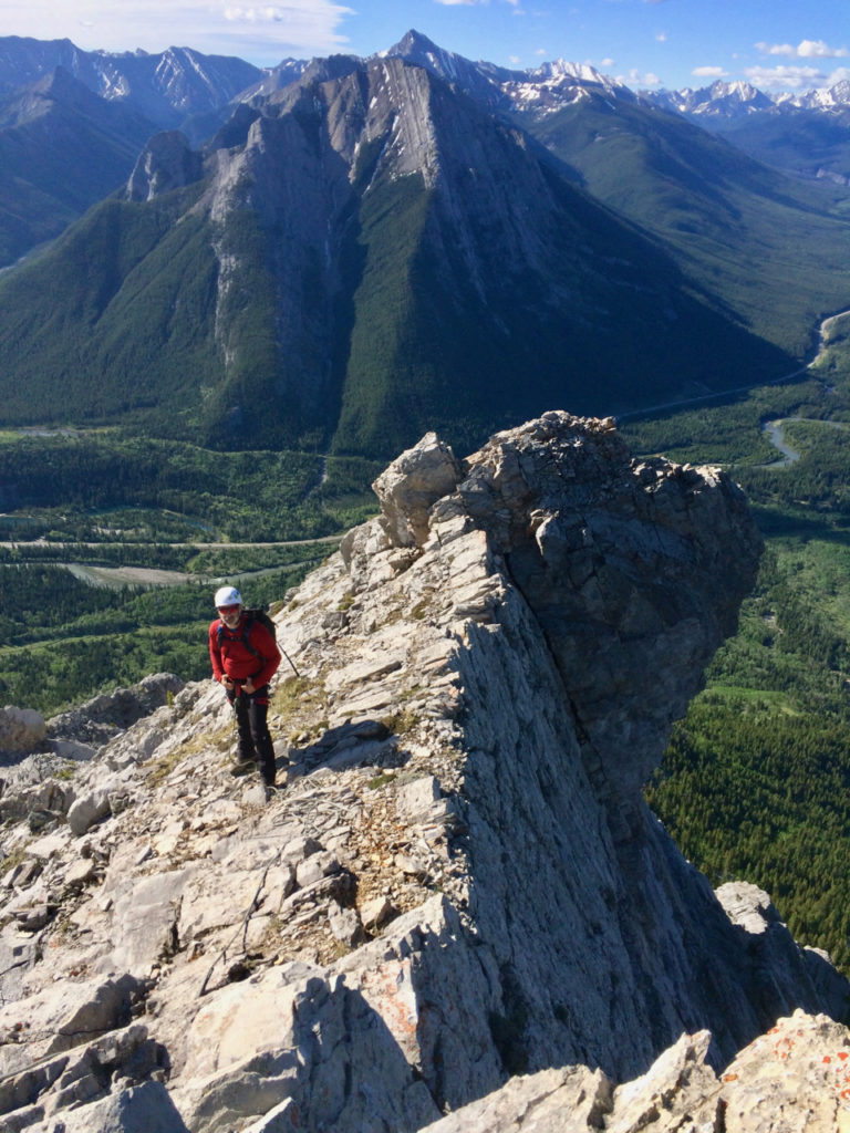 Along the South Ridge of Mt Lorette