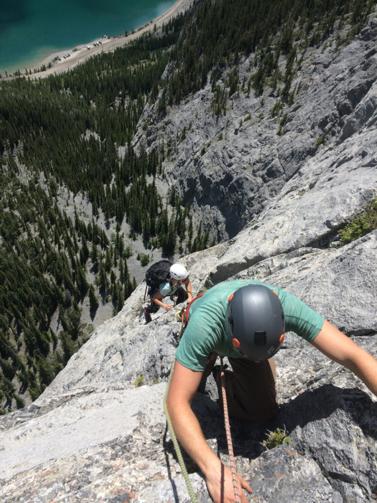 Learning to multipitch and trad rock climb