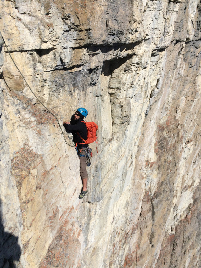 Guided climb of the Bowl on Mt. Yamnuska